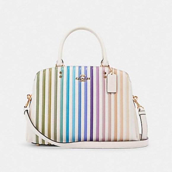 COACH OMBRE LARGE LILLIE QUILTED SATCHEL NWT - Picture 1 of 5